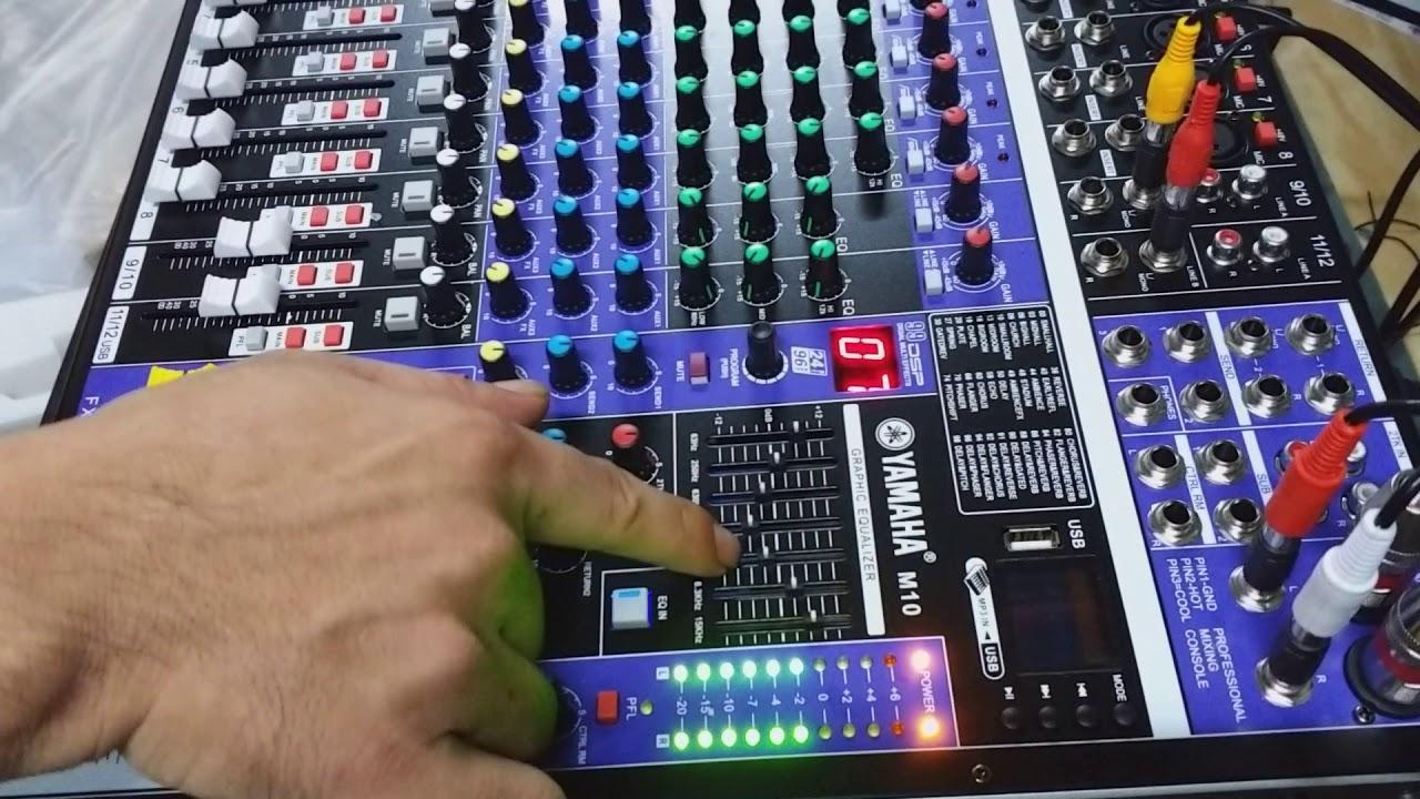 Mixer Yamaha có khả năng phối trộn âm thanh sống động, chất lượng